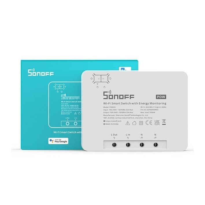 Sonoff POW R3 – releu smart 1 canal wifi, monitorizare consum, 25A - imagine 11